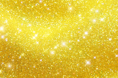 Golden glitter background with sparkling white lights &amp; star Product Image 1