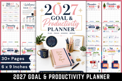 2027 Goal &amp; Productivity Planner Product Image 1