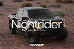 Nightrider - Simple &amp; Modern Sans Product Image 1