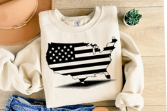 USA Flag Svg Design | Svg Cut Files | Shirt Svg Product Image 2