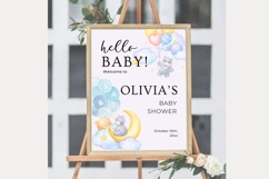 Baby Shower Welcome Template 8 Product Image 1