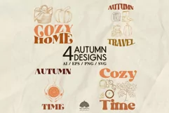 Autumn Vibe design print SVG PNG EPS Product Image 1