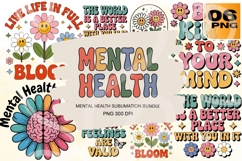 Mental Health PNG Sublimation Bundle 6 Product Image 1