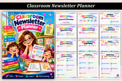 Classroom Newsletter Planner Product Image 1