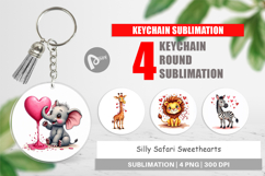 Silly Safari Keychain Product Image 1