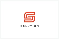 Letter S round logo design vector template Product Image 1