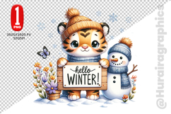 Hellow Winter Clipart - PNG File Product Image 2
