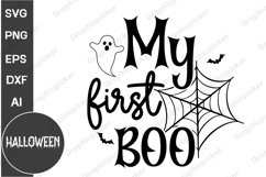 Halloween SVG, Halloween, My First Boo SVG Product Image 1