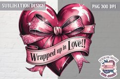 Valentine Quote Symbol Love Sublimation Design PNG Heart Product Image 1