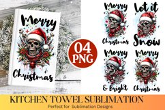 Christmas Kitchen Towel - Christmas Towel Design Product Image 1