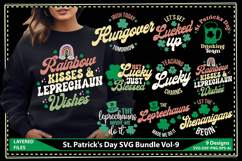 St. Patrick&#039;s Day SVG Bundle, Lucky Shamrock Svg Product Image 1