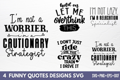 Funny Quotes Designs SVG Product Image 1