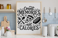 Count Memories Not Calories Svg, Farmhouse Kitchen Svg. Product Image 2