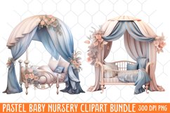 Pastel Baby Nursery clipart Product Image 1
