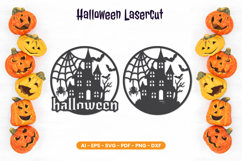Halloween Lasercut - Halloween Sign Product Image 1