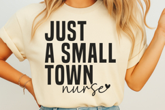 Just a small town nurse SVG Product Image 2