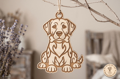 Labrador Retriever Laser Cut SVG | Dog Ornament SVG Product Image 1