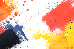 Bold Colorful Paint Splash Abstract Background Art Product Image 1