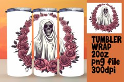 Spring Easter Ghost Tumbler: Whimsical 20oz Delight Product Image 1