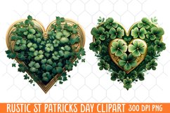 Rustic St Patricks Day Clipart, St. Patrick&#039;s Day Clipart Product Image 1