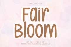 Fair Bloom - Handwritten Font Product Image 1