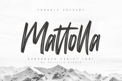 Mattolla - Handbrush Script Product Image 1