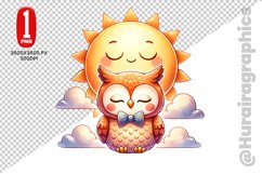 Cute Owl Clipart - PNG File Product Image 1