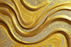 A golden swirling patterns and glittering accents Product Image 1