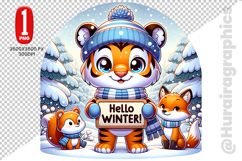 Hellow Winter Clipart - PNG File Product Image 2