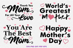 Mothers day quotes SVG, Mom, SVG, PNG, DXF, EPS, PDF Product Image 2