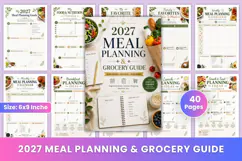 2027 Meal Planning & Grocery Guide Product Image 1