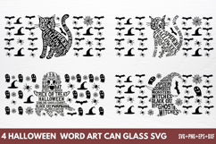 Halloween Round Can glass SVG Product Image 1