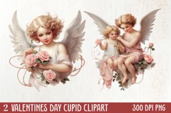 Valentines Day Cupid Sublimation Bundle, Cupid Watercolor Product Image 1