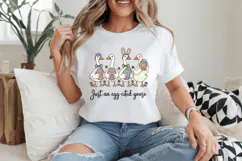 Just an egg-cited goose PNG Sublimation | Happy Easter Day P Product Image 1