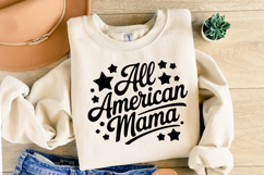 All American Mama Svg | 4th of july Svg | Shirt Svg Product Image 2