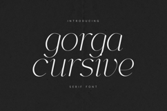 GORGA CURSIVE Elegant Serif Font Product Image 1