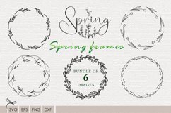 Spring frames svg file for cricut Product Image 1