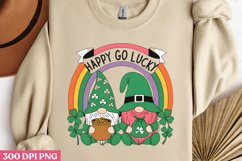 Happy Go Lucky PNG, St Patricks Day Gnome Sublim Product Image 1