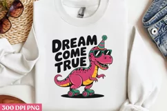 Dream Come True PNG, Cute Animal Sublimation PNG Product Image 2