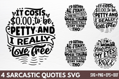 Sarcastic Quotes SVG Product Image 1