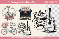 Vintage soul sublimation bundle PNG Product Image 2