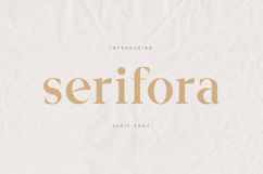 Serifora Elegant Classic Serif Font Product Image 1