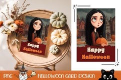 Happy Halloween Greeting Card, Kids Halloween Wall Art Product Image 1