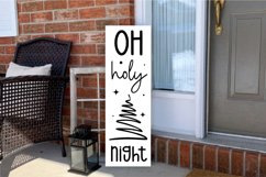 OH holy night Porch Sign SVG Product Image 2