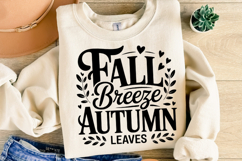 Fall Breeze Autumn Leaves Svg | Halloween Svg | Shirt Svg Product Image 2
