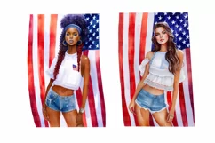 Independence Day, 4th of July clipart, 12 PNG Product Image 3