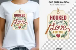 Christmas crochet png design for T-shirts Product Image 1