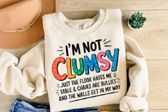I&#039;m not Clumsy svg | Svg Files for Cricut | Shirt Svg Product Image 2