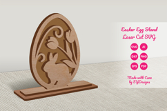Easter Egg Stand Laser Cut SVG Product Image 1