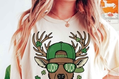 St. Patrick’s Day Buck Camo SVG PNG | Boys St Patricks SVG Product Image 3